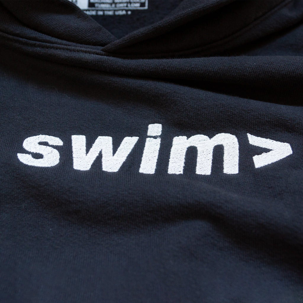 swim> off-black hoodie